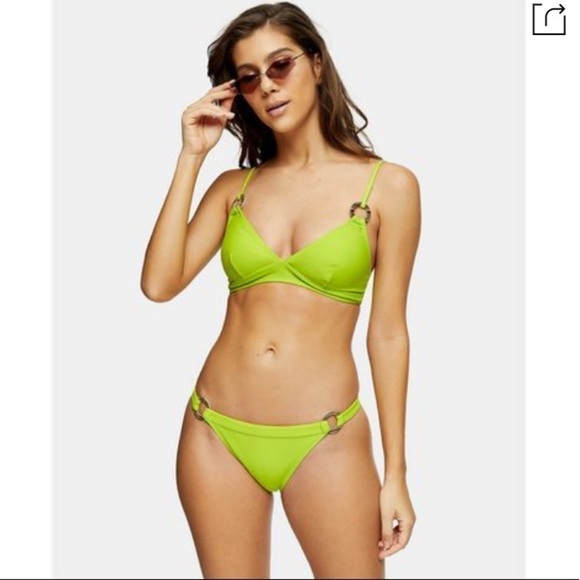 🌴 Topshop ring high leg bikini bottoms - Picture 1 of 4